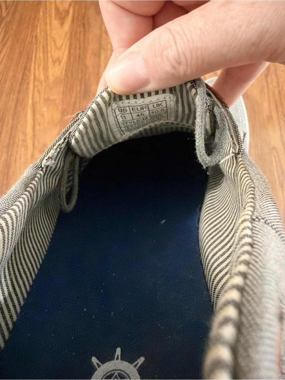 Men's Grey Boat Shoes